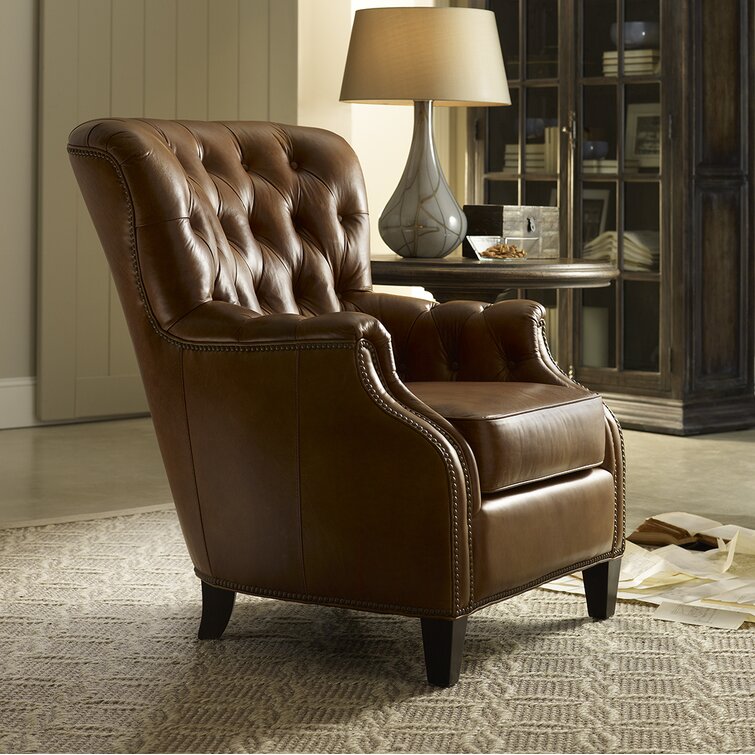 Large leather club discount chair